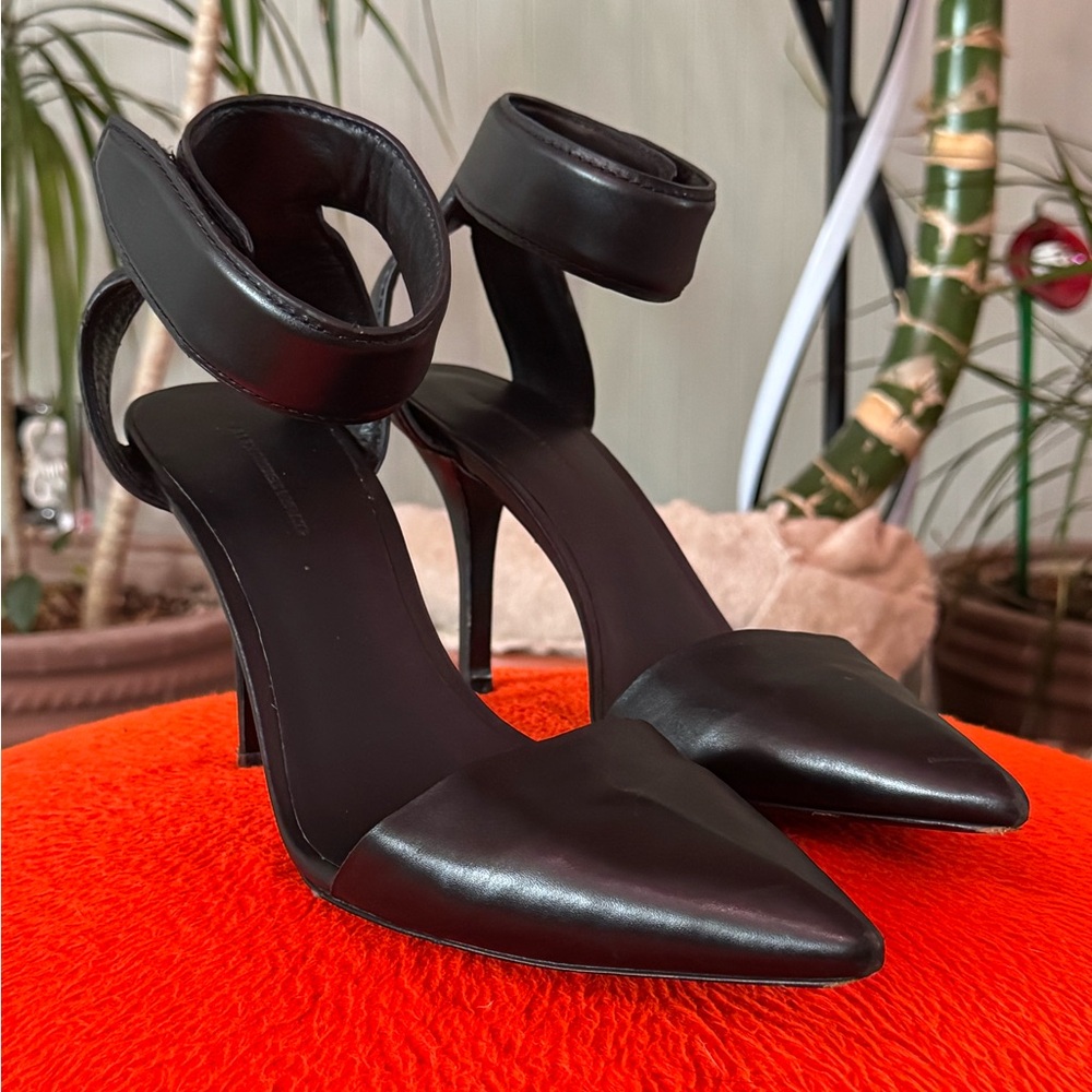 Alexander Wang Black Leather Heels